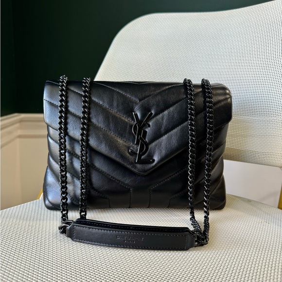 Saint Laurent Handbags - 🖤YSL🖤Small All black LouLou bag